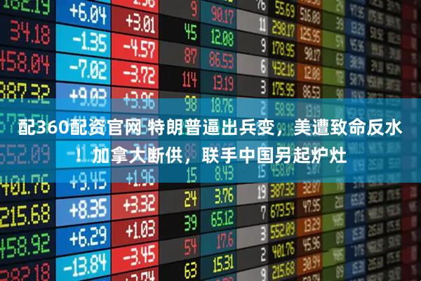 配360配资官网 特朗普逼出兵变，美遭致命反水！加拿大断供，联手中国另起炉灶